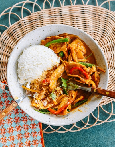 red curry chicken